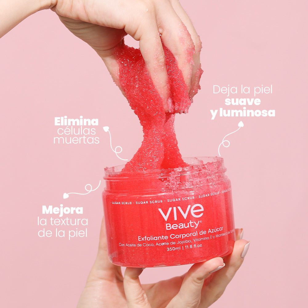 GEL EXFOLIANTE DE AZÚCAR + MINI CREMA CORPORAL BOOMBERRY 2x1