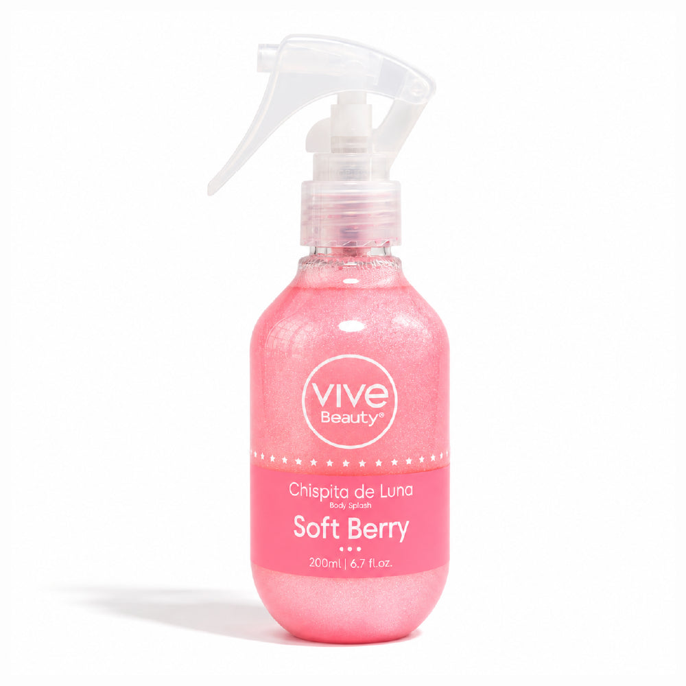 Splash con Brillo Vive Beauty Chispita de Luna Soft Berry 200 ml