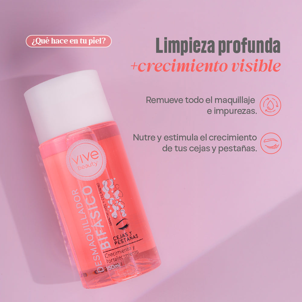 DESMAQUILLADOR BIFÁSICO CEJAS Y PESTAÑAS 150ML