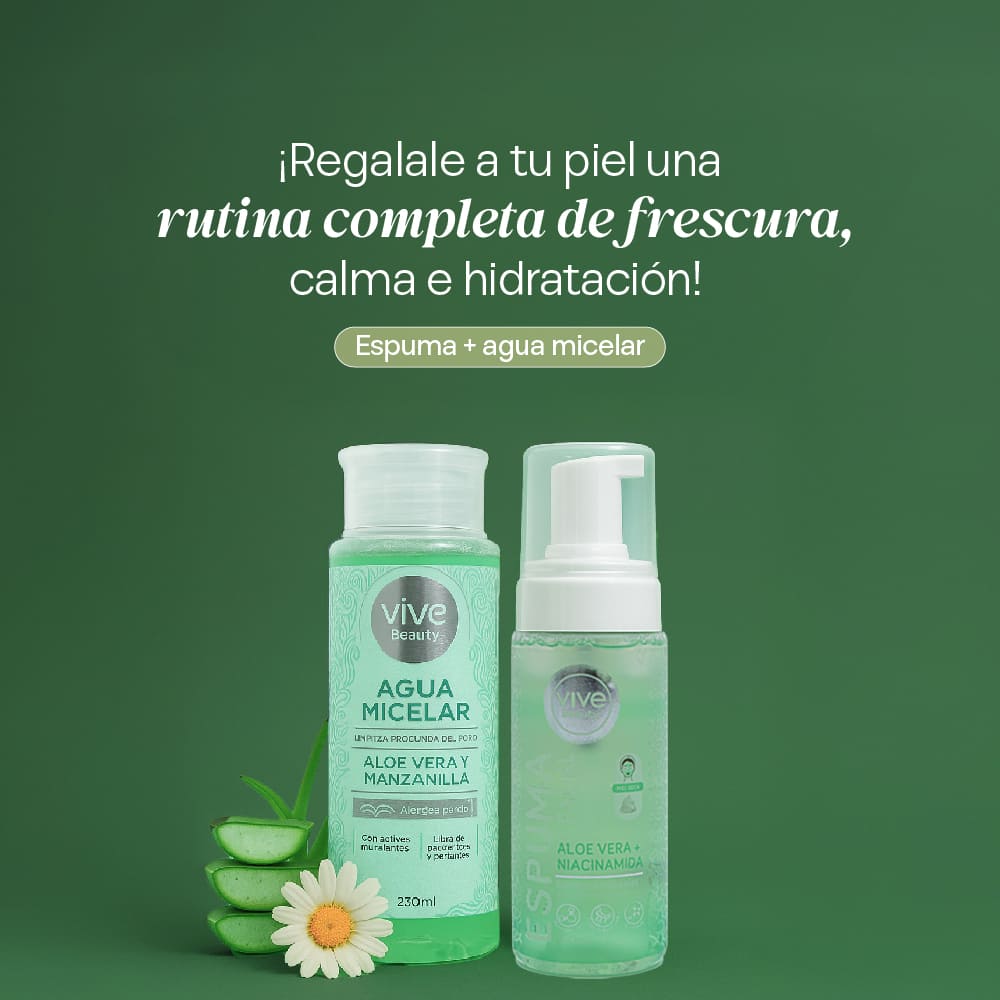 ESPUMA FACIAL ÁLOE VERA + NIACINAMIDA 150ML