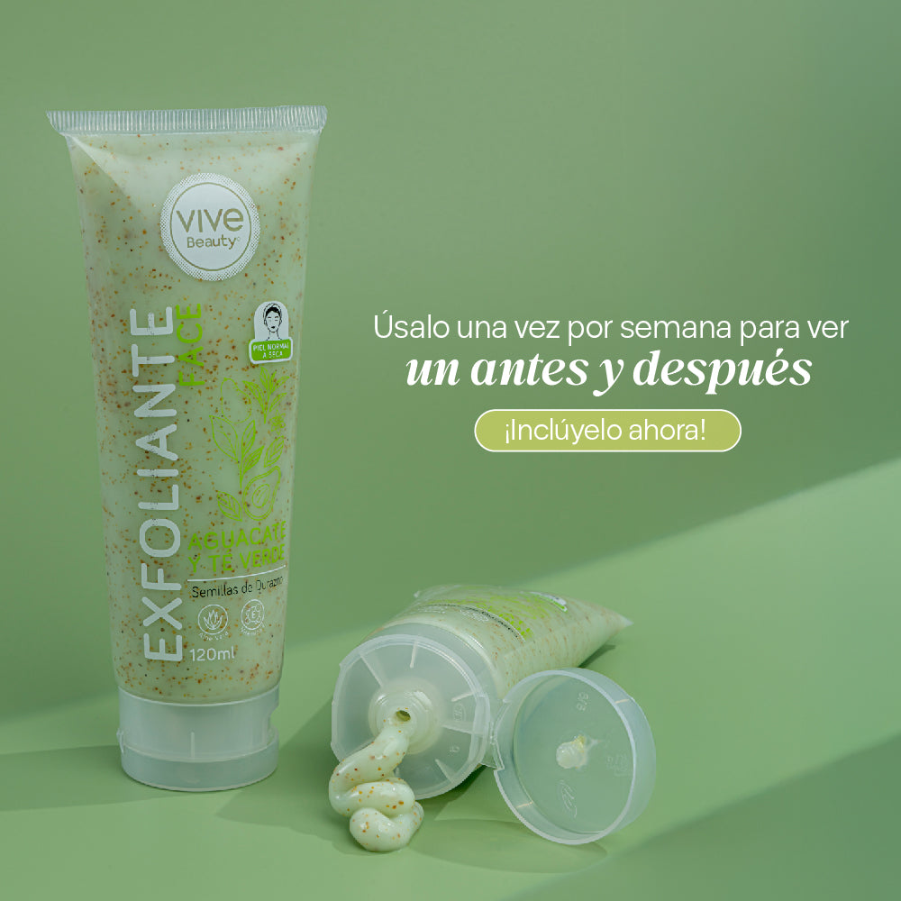 EXFOLIANTE FACIAL AGUACATE & TE VERDE 120ML