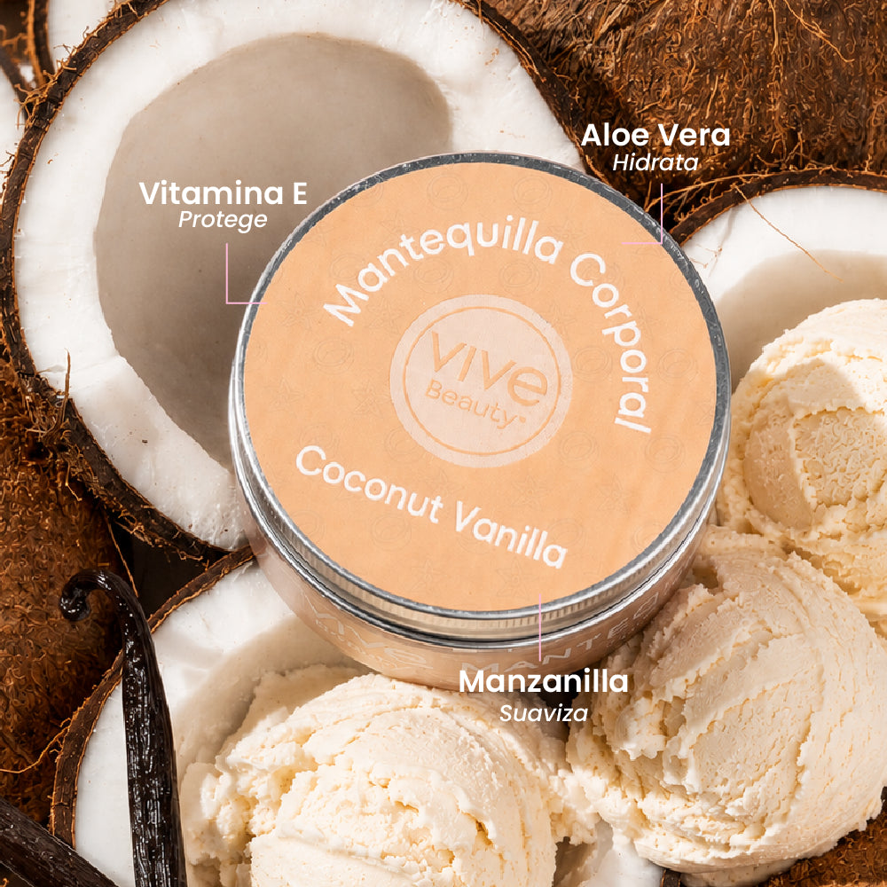 Fórmula corporal con vitamina E, aloe vera y manzanilla