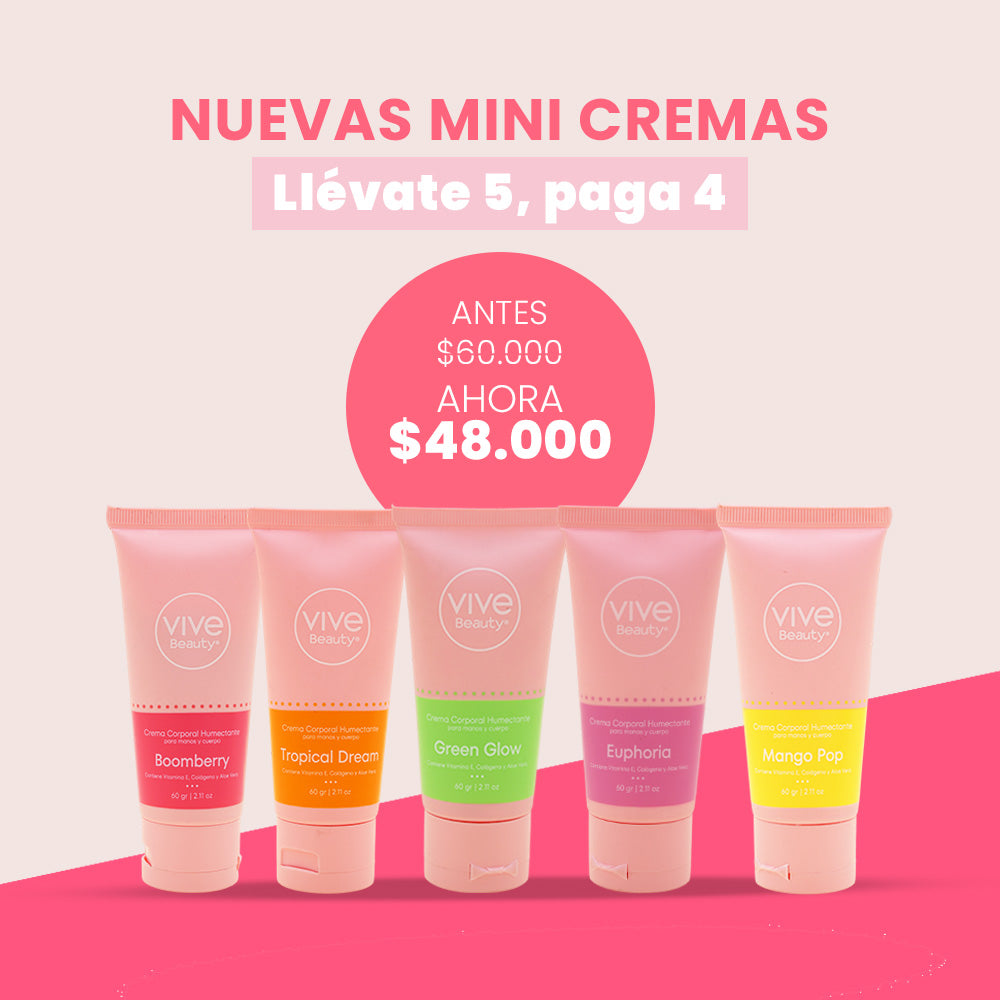 KIT MINI CREMAS CORPORALES - ¡Lleva 5 y paga solo 4! 😍💥