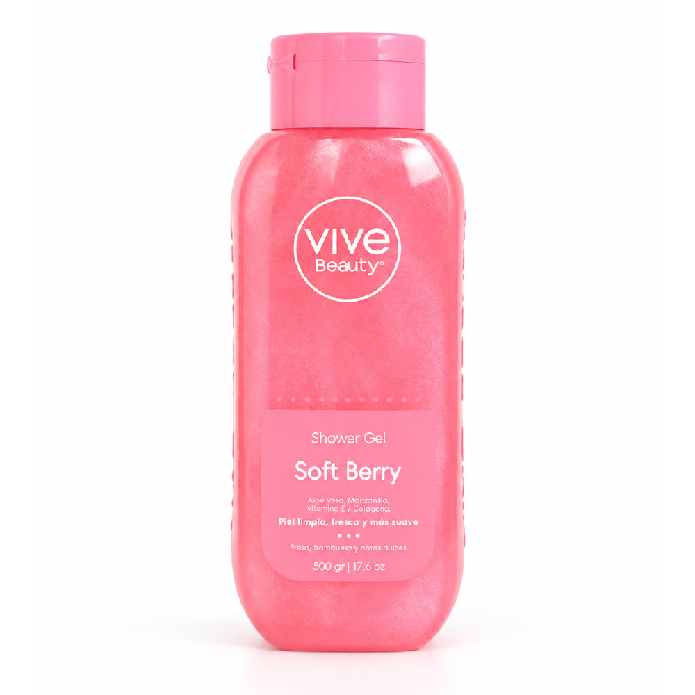 Gel de ducha Vive Beauty Soft Berry 500 g