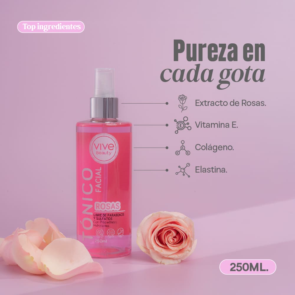 TÓNICO DE ROSAS 250ML