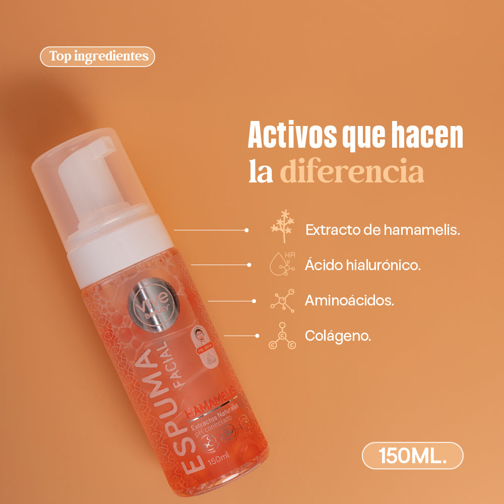 ESPUMA FACIAL HAMAMELIS 150ML