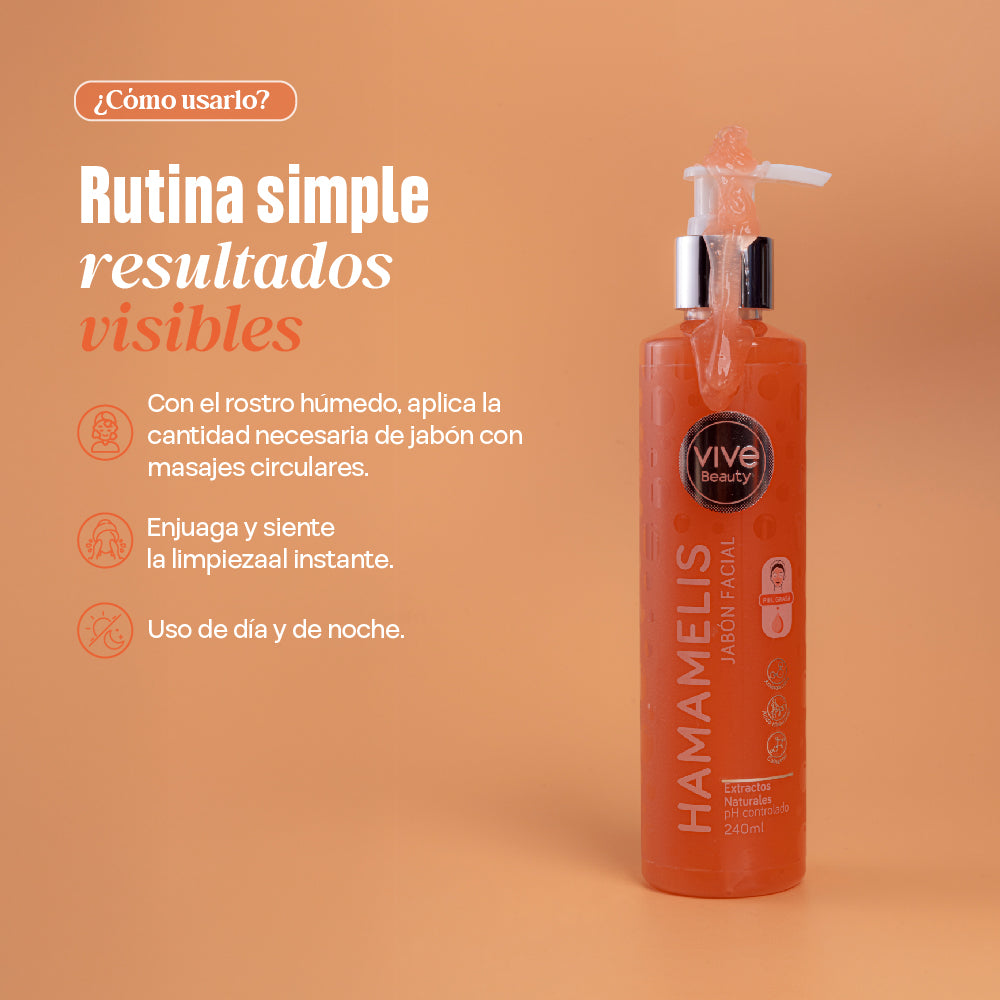 Jabón facial Hamamelis – 240ML