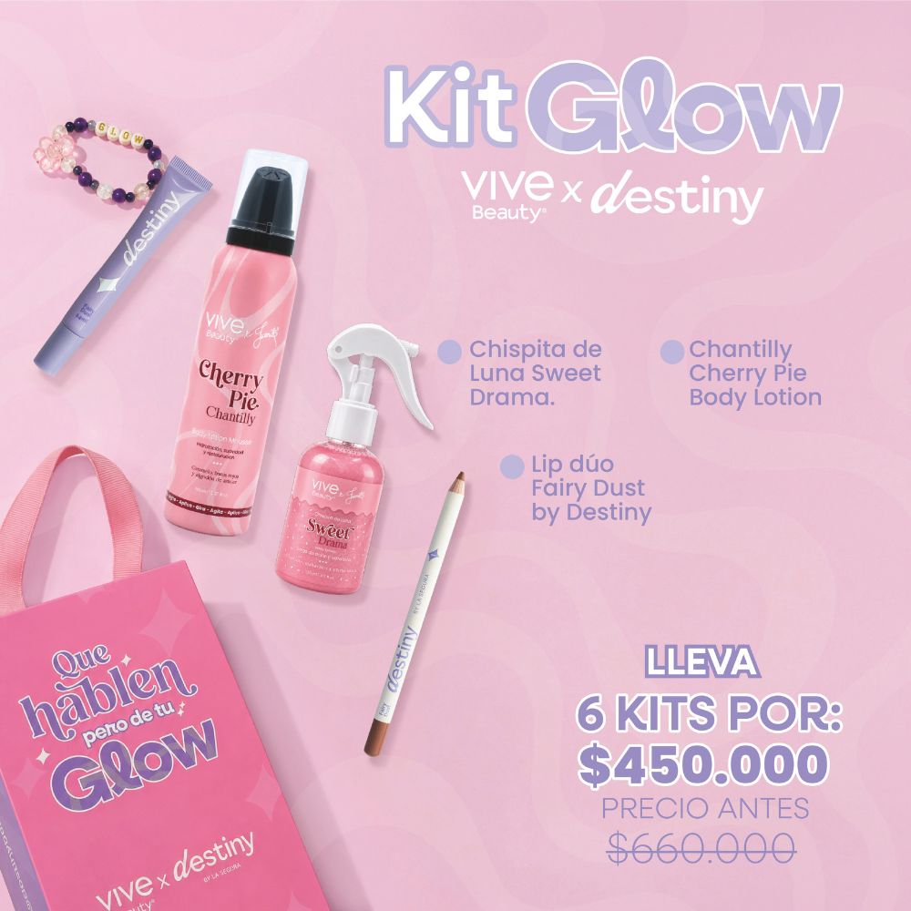 Kit Glow Vive x Destiny x6 Mayorista
