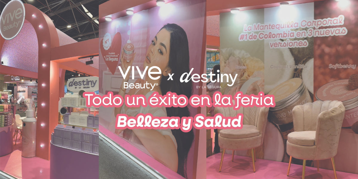 La collab Vive x Destiny fue un éxito total en la Feria Belleza y Salud 💜✨