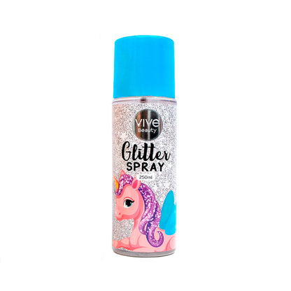 BODY SPLASH GLITTER PLATA250ml