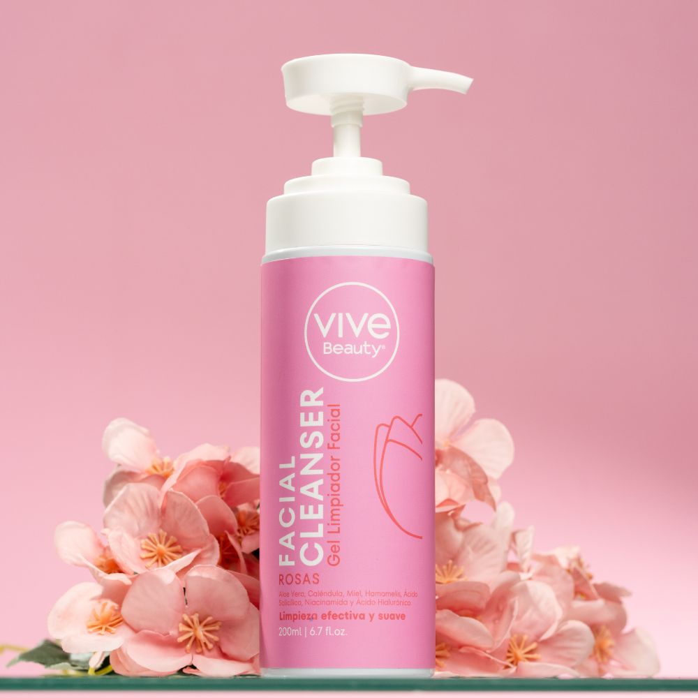 Gel Limpiador Facial Rosas 200 ml