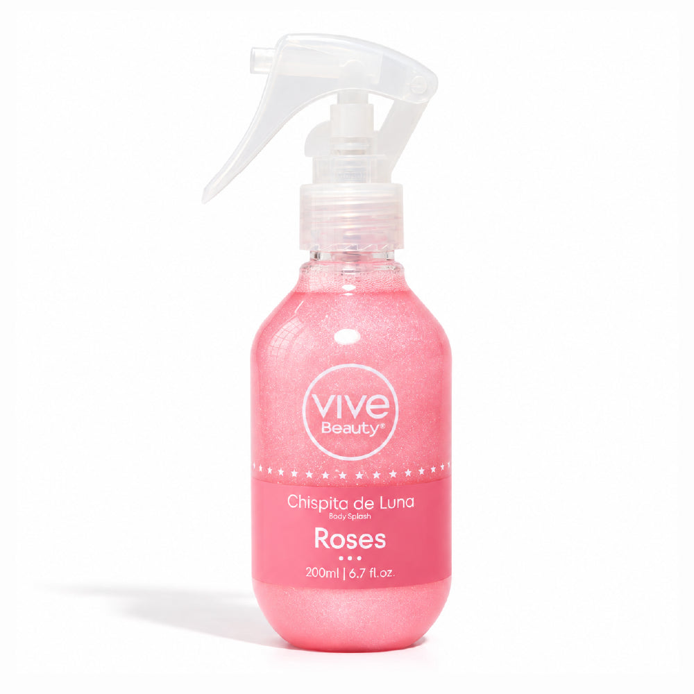 Splash con Brillo Vive Beauty Chispita de Luna Roses 200 ml