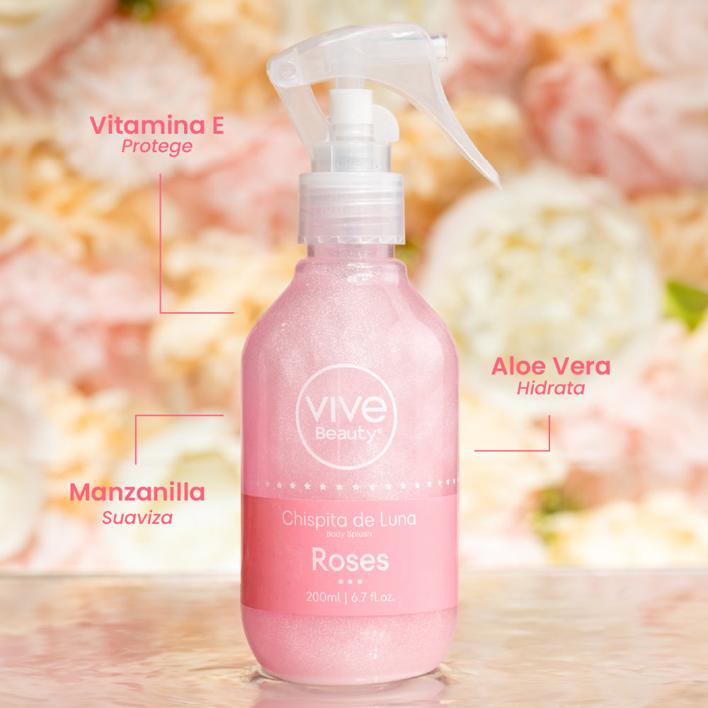 Splash con Brillo con vitamina E, aloe vera y manzanilla