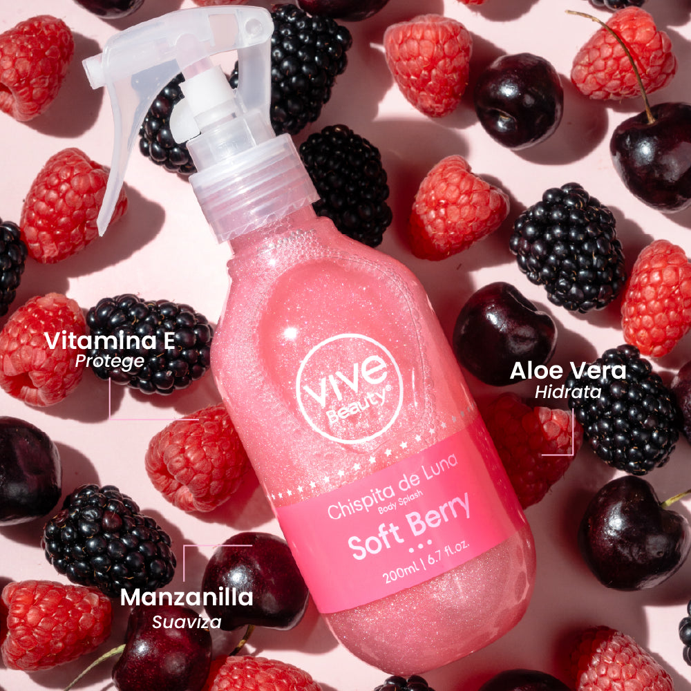 Splash con Brillo con vitamina E, aloe vera y manzanilla