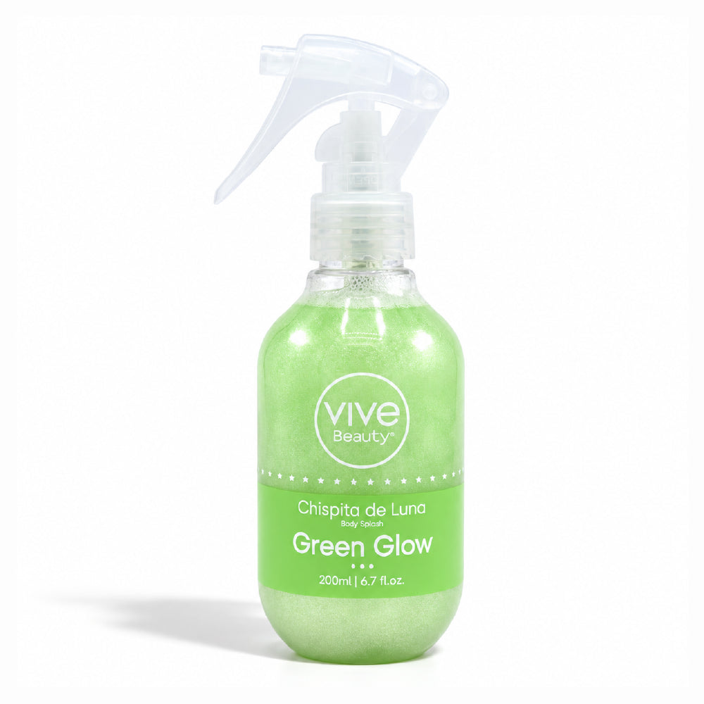 Splash con Brillo Vive Beauty Chispita de Luna Green Glow 200 ml