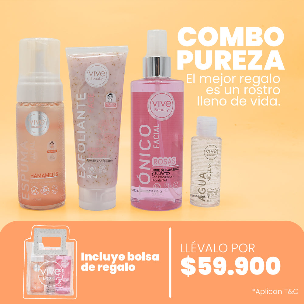COMBO PUREZA FACIAL ROSAS