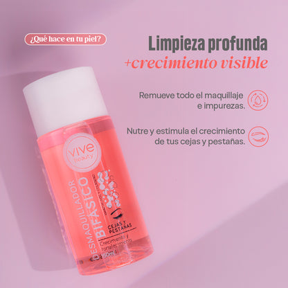 DESMAQUILLADOR BIFÁSICO CEJAS Y PESTAÑAS 150ML