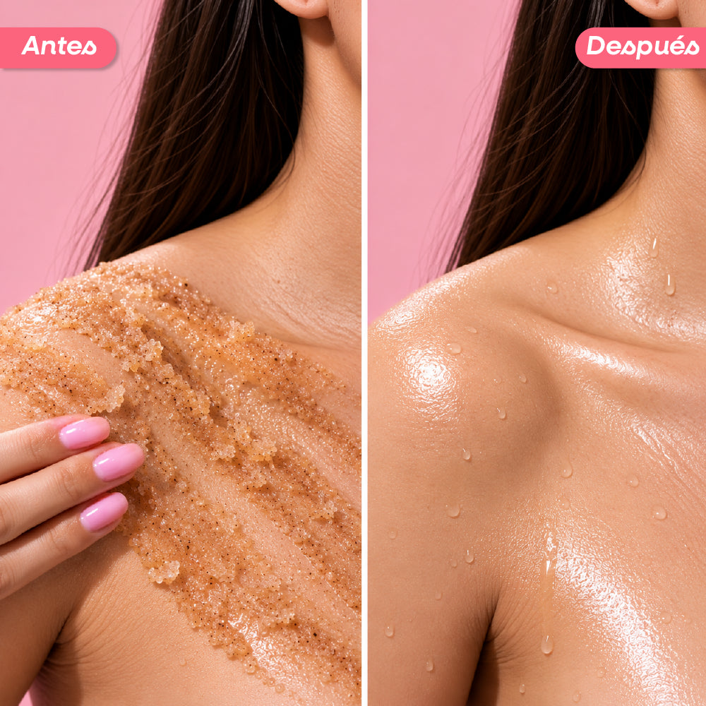 Exfoliante corporal para una piel suave, luminosa y renovada