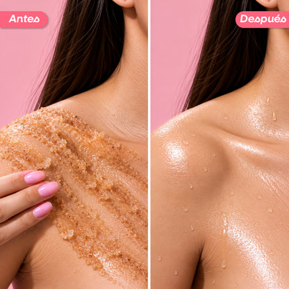 Exfoliante corporal para una piel suave, luminosa y renovada