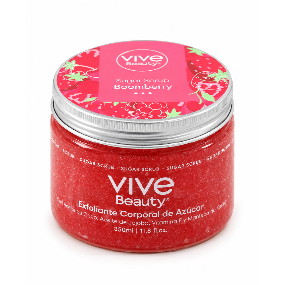 Exfoliante de azúcar Vive Beauty Boomberry 350 ml