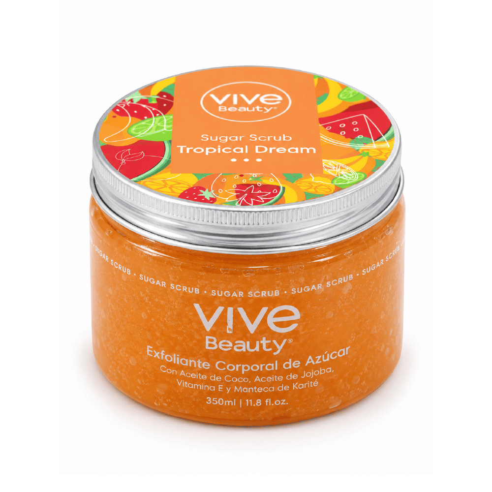 Exfoliante de azúcar Vive Beauty Tropical Dream 350 ml