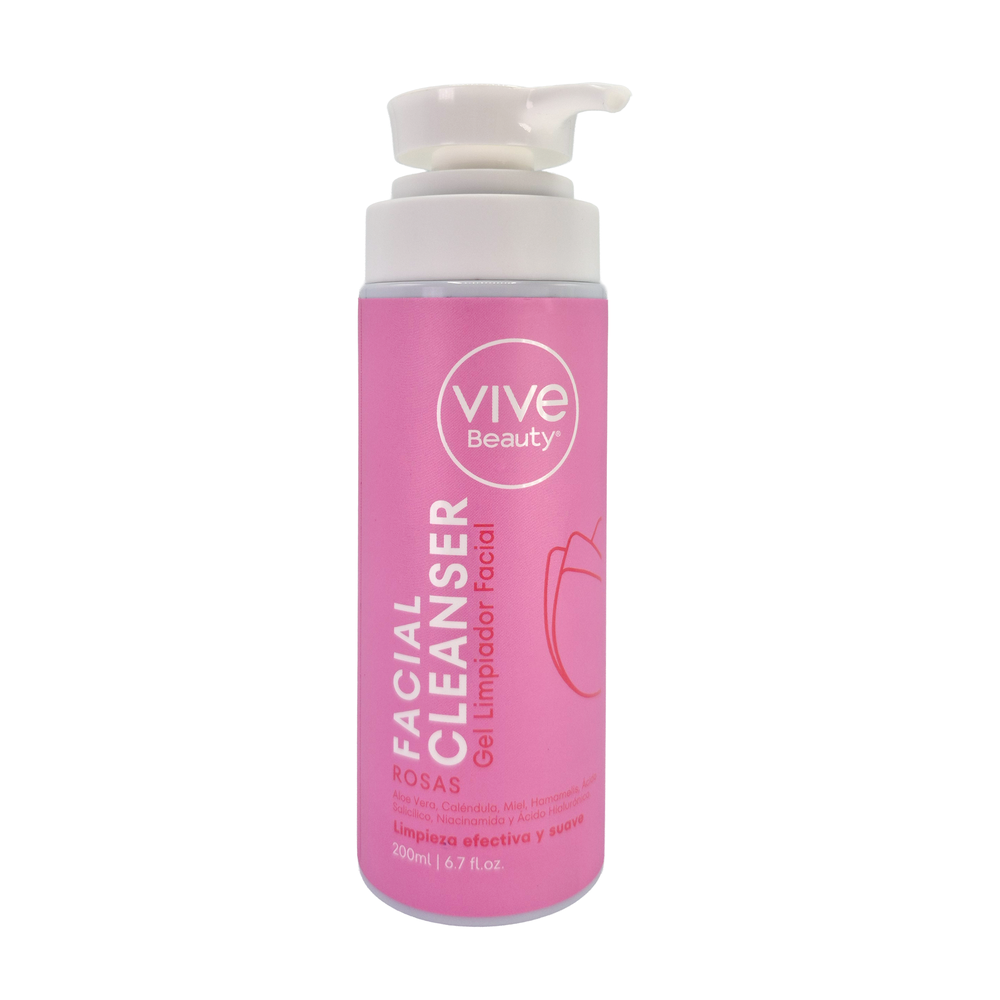 Gel Limpiador Facial Rosas 200 ml