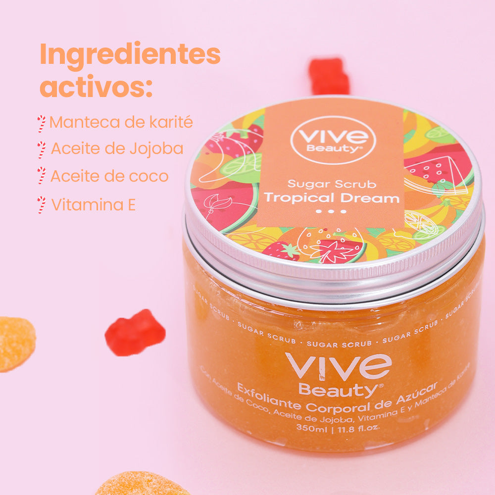 GEL EXFOLIANTE DE AZUCAR TROPICAL DREAM 350ML