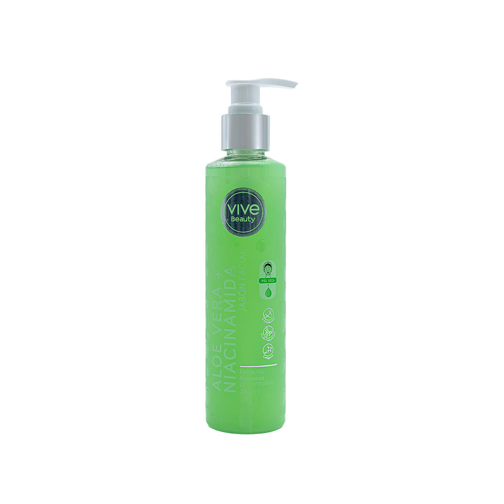 JABÓN FACIAL ÁLOE VERA + NIACINAMIDA 240ML