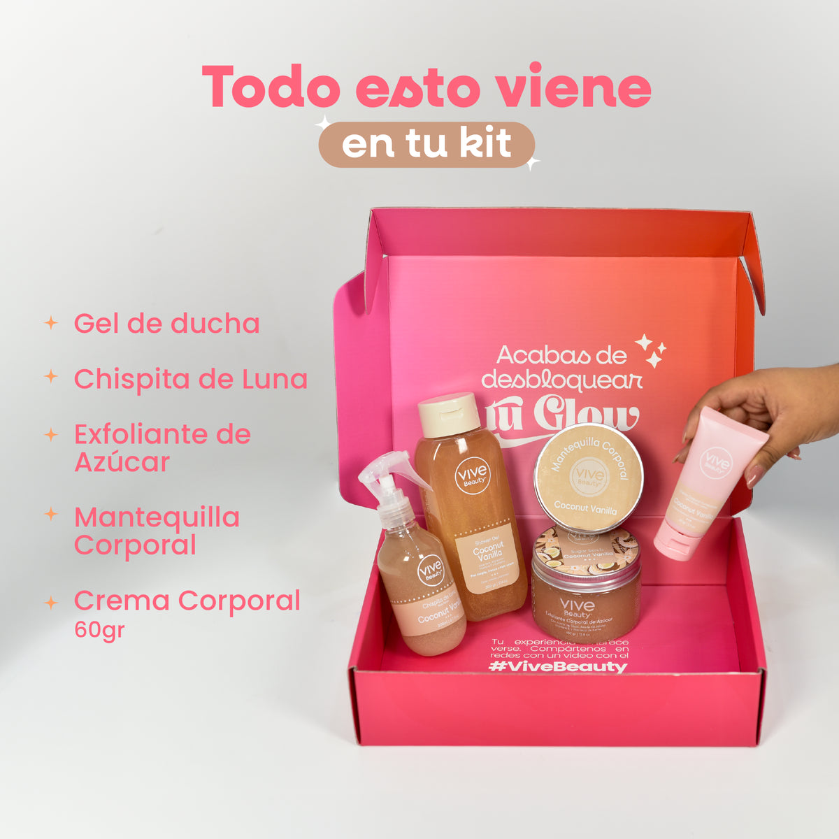 Kit Bodylicious Coconut Vainilla