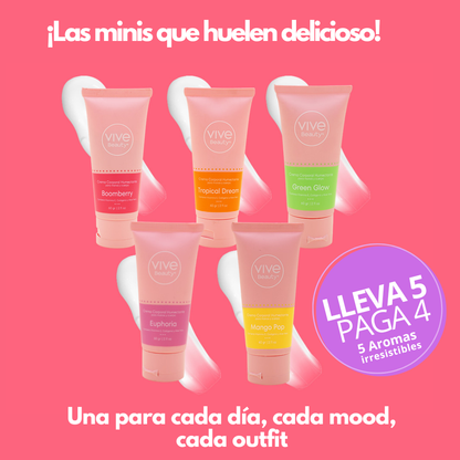 KIT MINI CREMAS CORPORALES - ¡Lleva 5 y paga solo 4! 😍💥