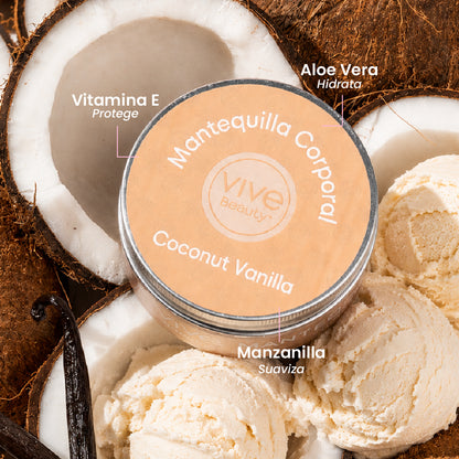 Fórmula corporal con vitamina E, aloe vera y manzanilla