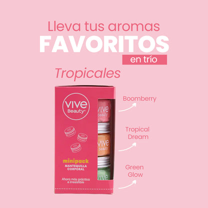 Minipack Mantequilla x3 Tropicales