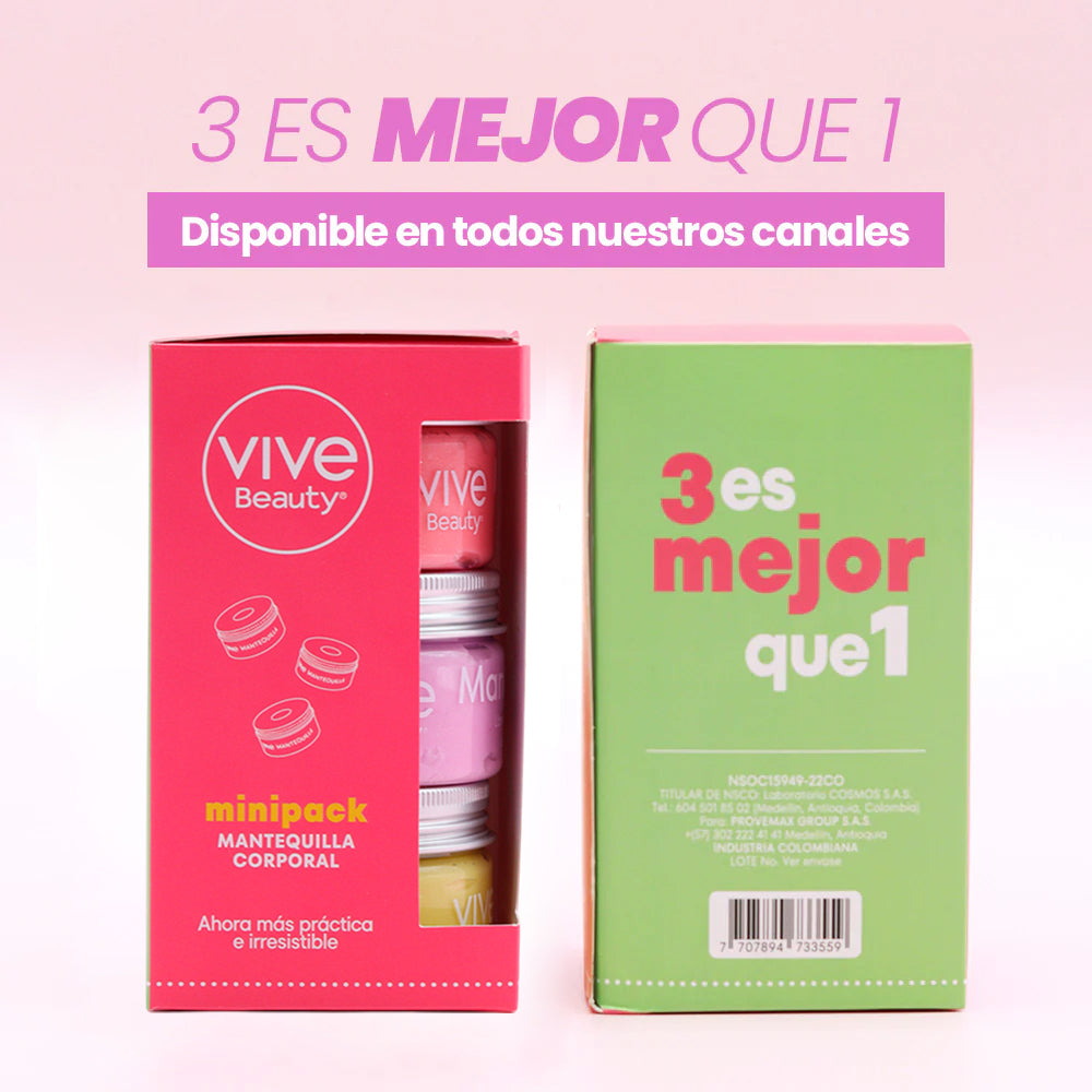 Minipack Mantequilla x3 Dulces