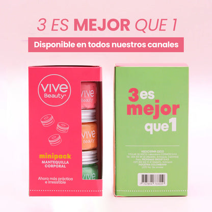 Minipack Mantequilla x3 Tropicales
