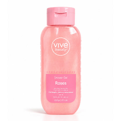 Gel de ducha Vive Beauty Roses 500 g
