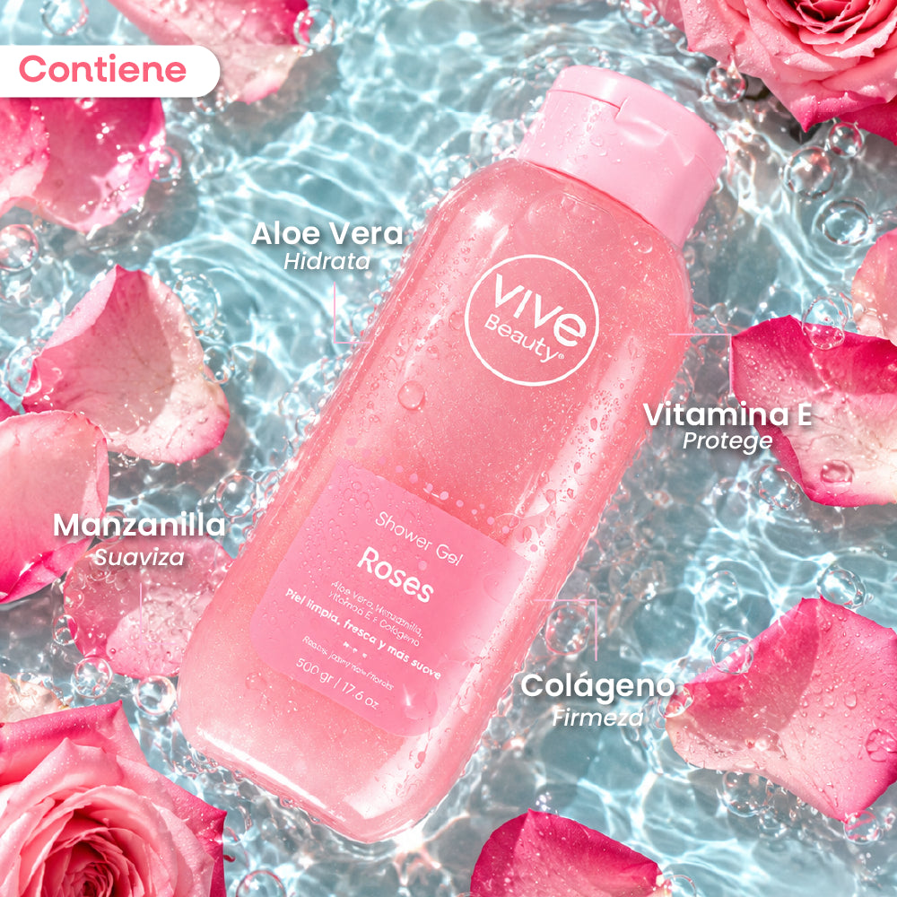 Fórmula con aloe vera, vitamina E, manzanilla y colágeno para el cuidado corporal