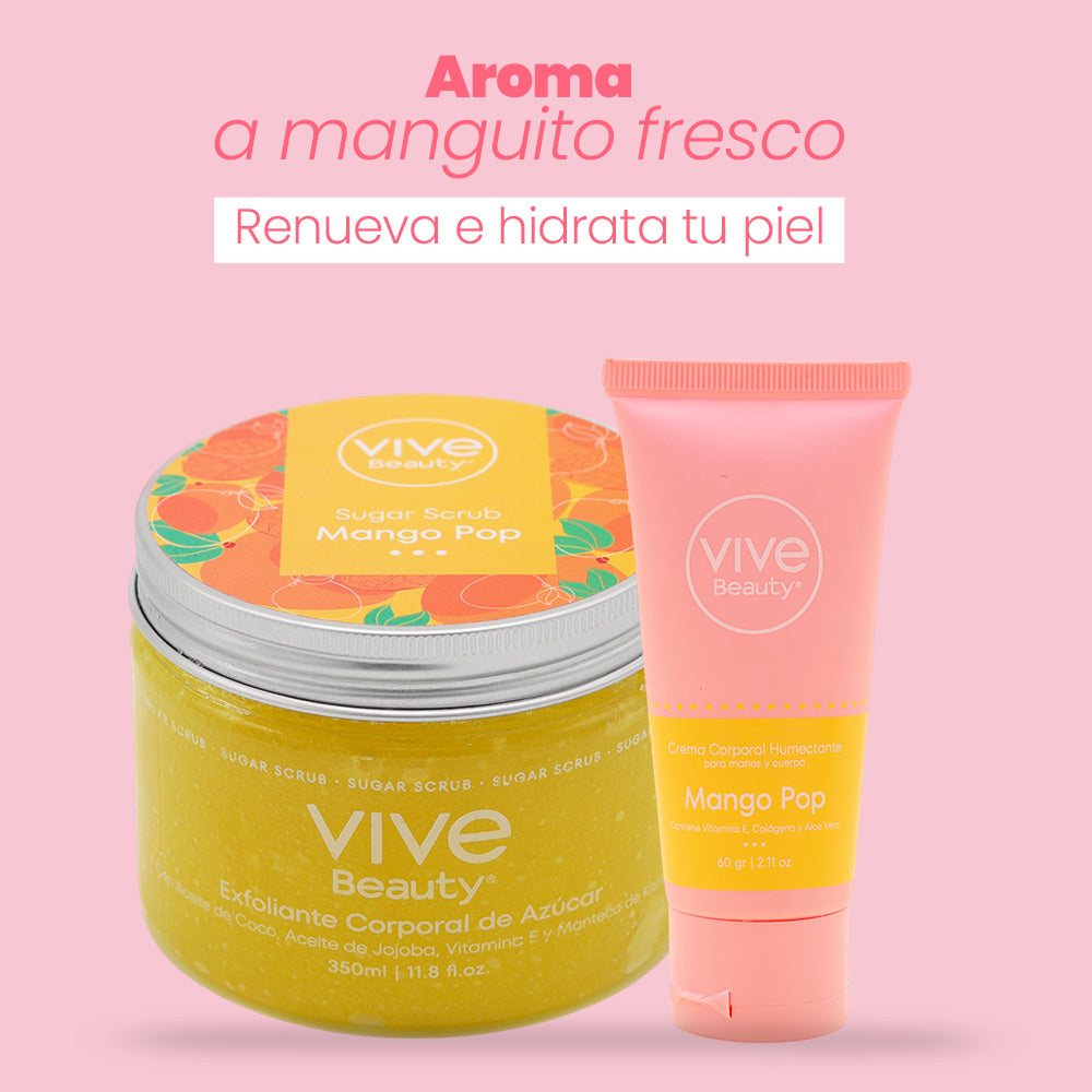 EXFOLIANTE DE AZÚCAR + MINI CREMA CORPORAL  2x1