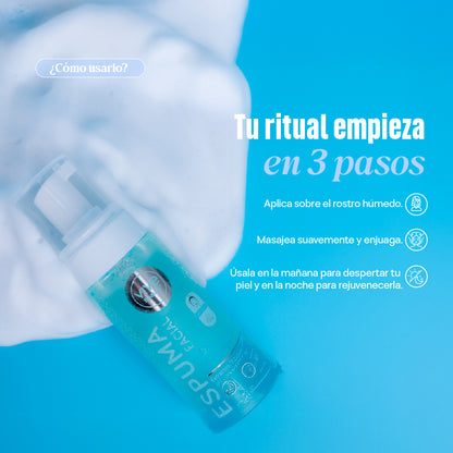Espuma Facial Acido Hialuronico + Aloe Vera 150 ml
