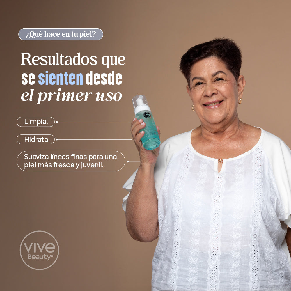 Espuma Facial Acido Hialuronico + Aloe Vera 150 ml