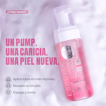 ESPUMA FACIAL ROSAS 150ML