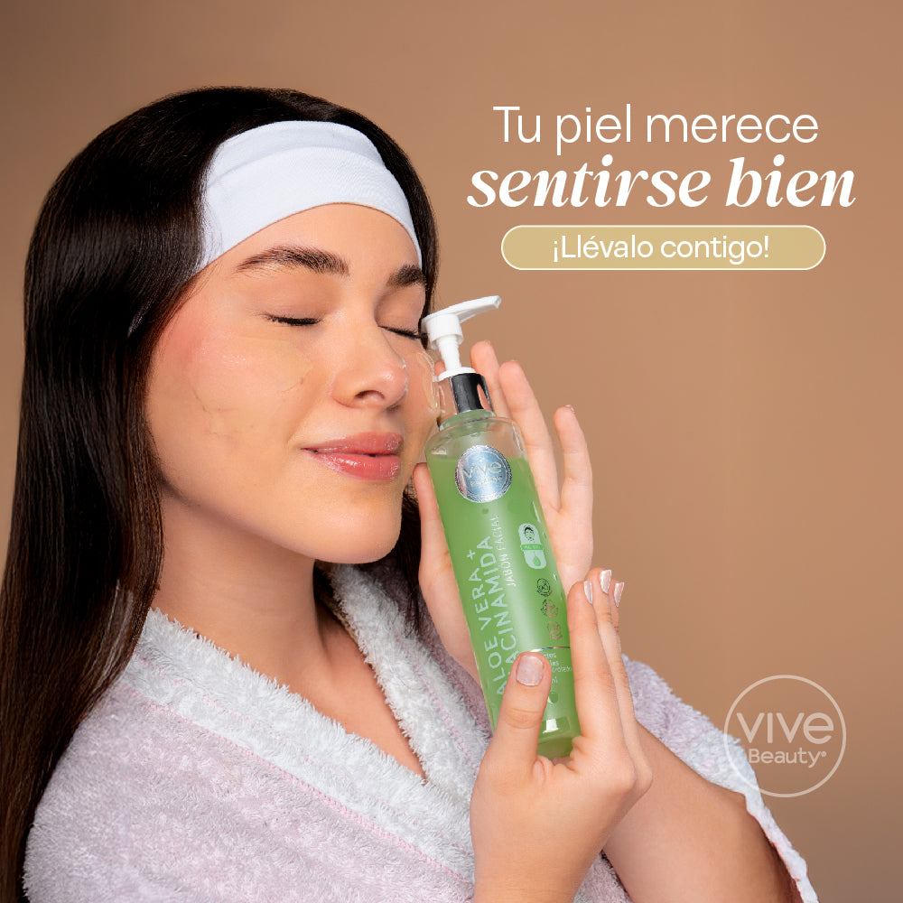 JABÓN FACIAL ÁLOE VERA + NIACINAMIDA 240ML