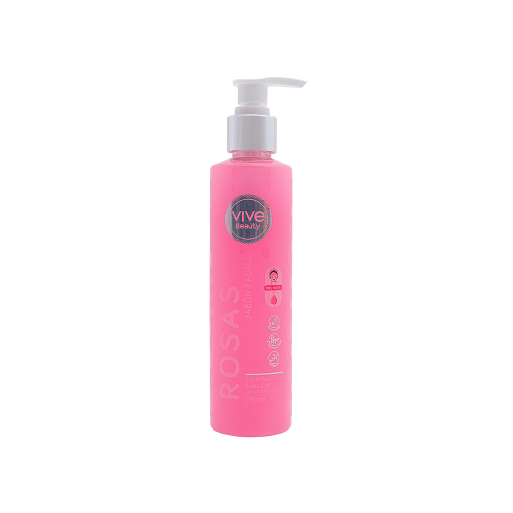 JABÓN FACIAL ROSAS 240ML