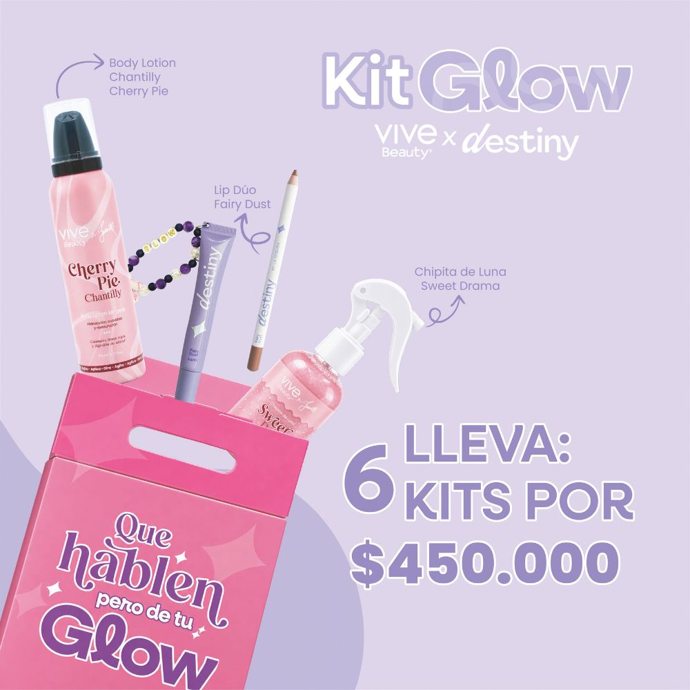 Kit Glow Vive x Destiny x6 Mayorista