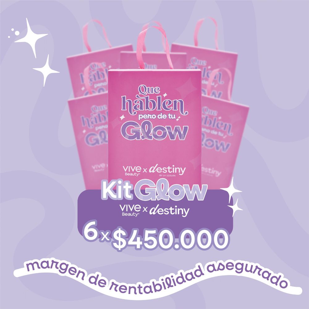 Kit Glow Vive x Destiny x6 Mayorista