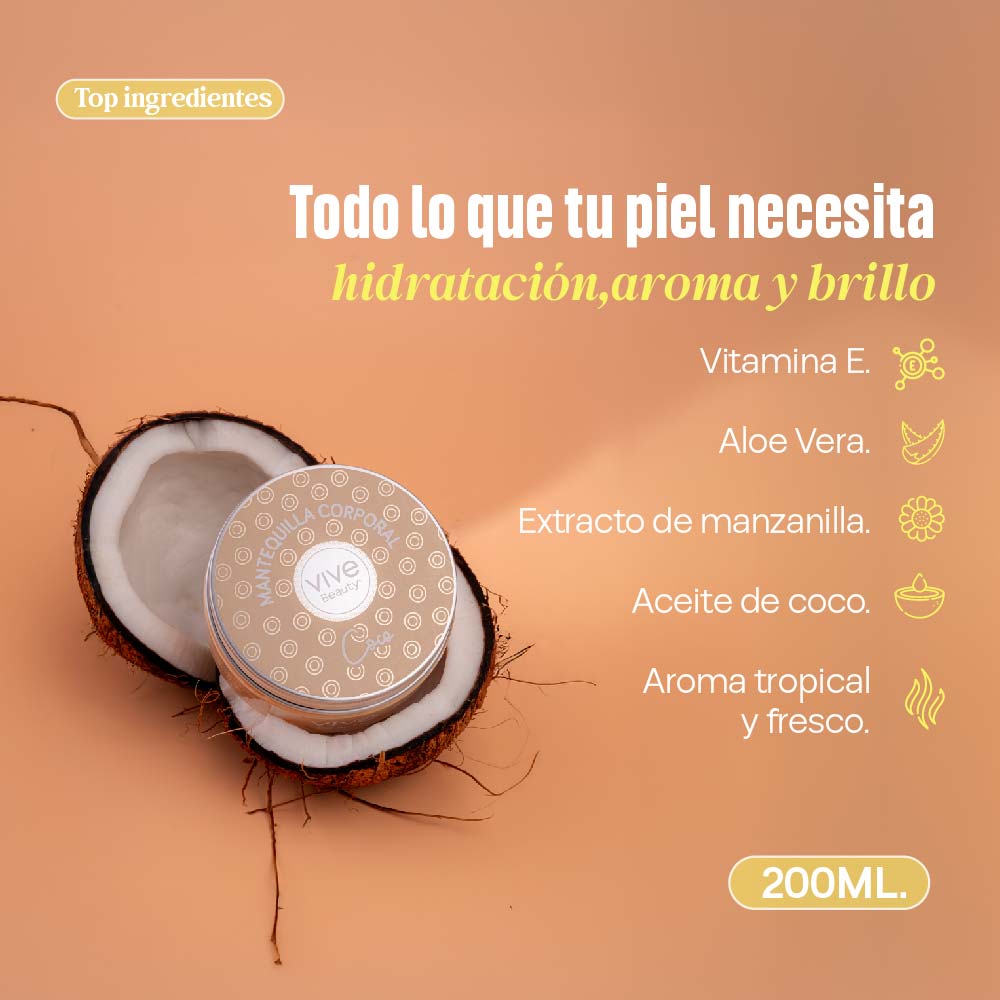 MANTEQUILLA COCONUT 200ML