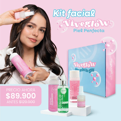 Kit Facial Viveglow Piel Perfecta
