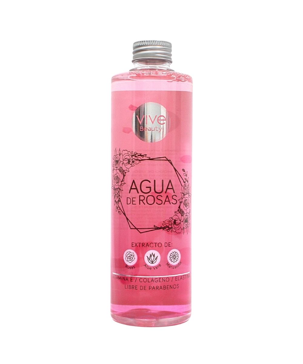 Agua de Rosas con Colágeno